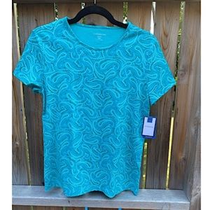 NWT Croft & Barrow crewneck t shirt, size MP